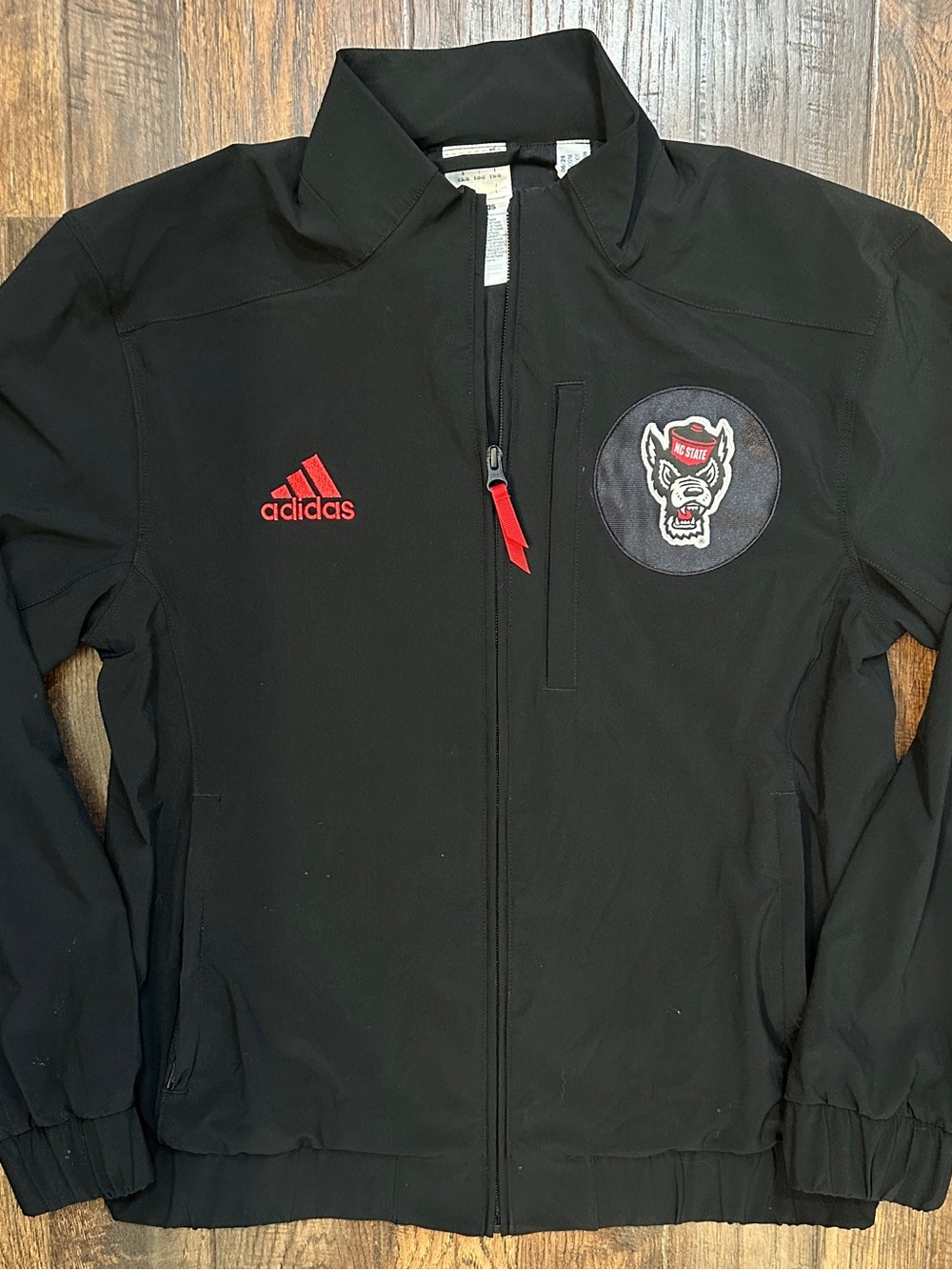 Adidas NC State Wolfpack Player Issue Jacket Women’s Small Black
